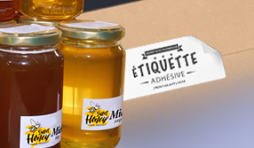 Étiquette adhésive individuelle